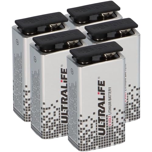 Ultralife 9 V – (SLM 9 V) batería de Litio de 9 V Set de 5