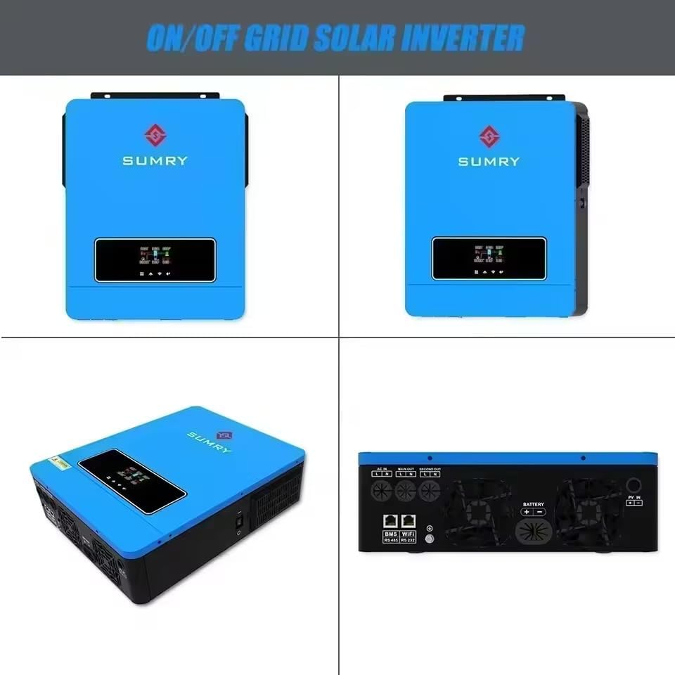 Sumry Inverter dimensions and communication ports