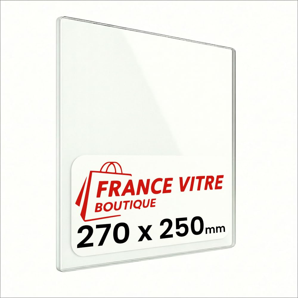 LA NORDICA - modello : sovrana-outer-door - 270 x 250 x 4 mm - Vetro per stufa a legna - vetro camino di ricambio - vetro per caminetto resistente al fuoco fino a 800°C