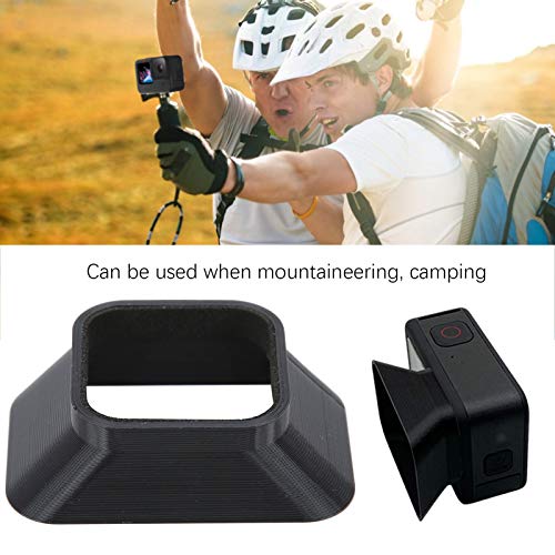 Protetor solar, capuz de guarda-sol leve e pequeno, capuz de lente de 2 peças 60 mm, para câmera pre