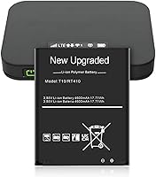 Upgraded 4600mAh T10 Battery for Franklin T10 Mobile Hotspot - High Capacity Li-ion Replacement V635061P RT410/T10