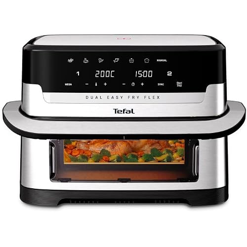 Tefal Dual Easy Fry Flex Ey922d 9 Autonome Friteuse D’air Chaud Acier Inoxydable - vue 3