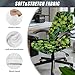 Fiqyvagox St. Patrick's Day Clovers Print Green Black Stretchy Office Chair Covers All-in-One Breathable Boss Chair Covers with Nylon Buckle Stain Resistant Comfortable Rotating Chair Cover, L
