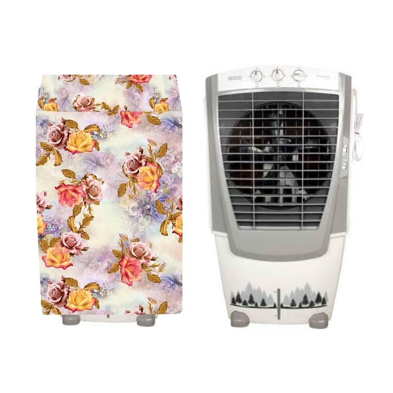 Image of Cooler Cover Compatible for USHA Striker 100-litres Desert Air Cooler Waterproof, Dustproof, Size (LXBXH) 70X48X123 Cm, Gold.