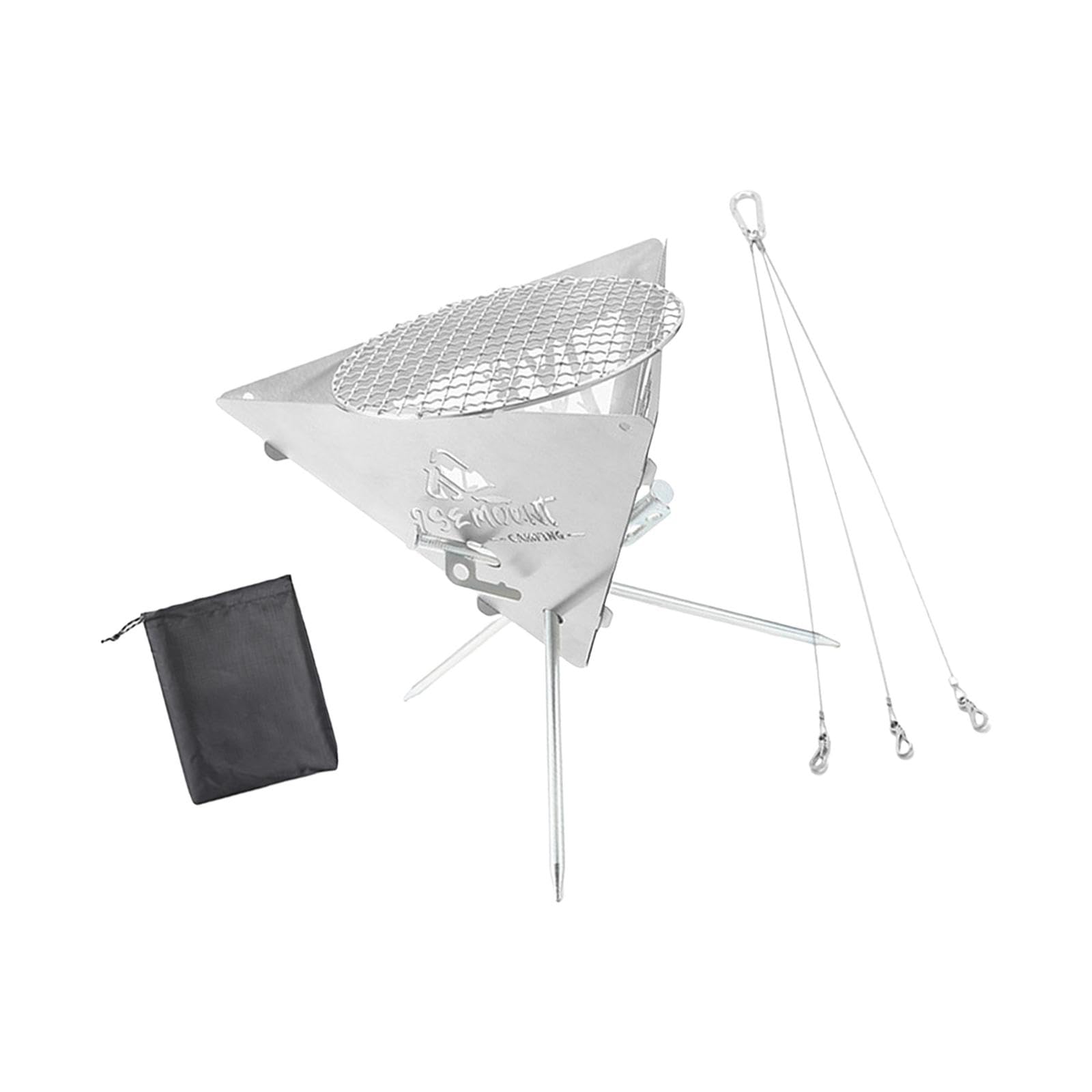 Enakshi Camping Fire Pit Stainless Steel Camping Firepit for Outside Backpacking BbqHome & Garden|Yard, Garden & Outdoor Living|Outdoor Cooking & Eating|Fire Pits & Chimineas-picture-12