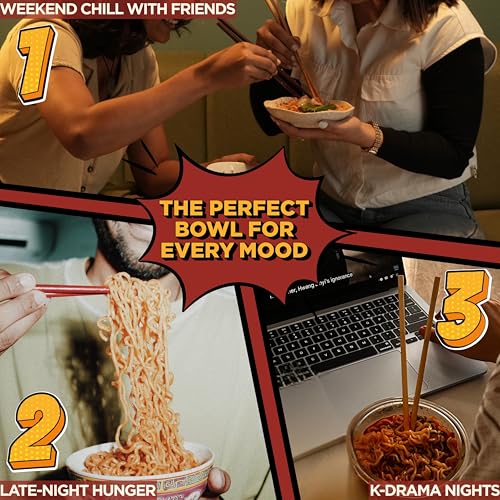 Image of Gimi Michi | Veggie Trio Box | Korean Kimchi, Spicy & Crazzy Cheesyyy, 2 of Each | Authentic Ramen Noodles | Real Flavours | Perfect for Seoul Style Food Lovers | 6 Pack Combo