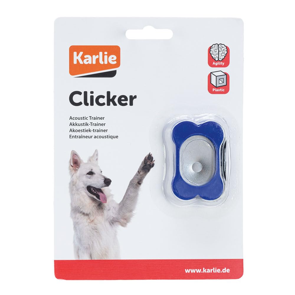 Karlie Clicker Acustico Trainer, 5 x 3 x 1,5 cm, Colori Assortiti