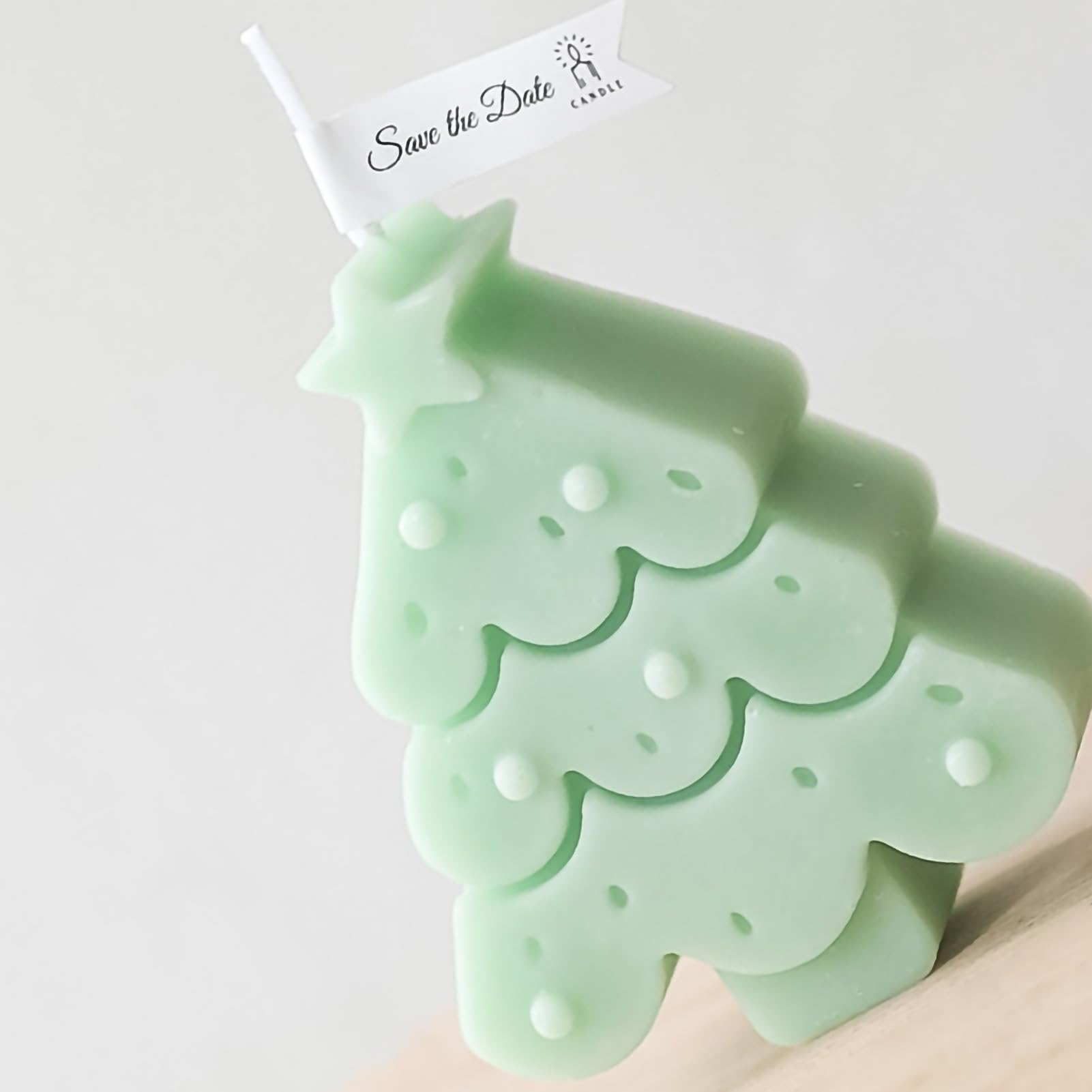 Christmas Tree Candles, Christmas Tree Aromatherapy Candle, Tree Shaped Candle, Christmas Home Decoration, Desktop Craft Gift (Green)