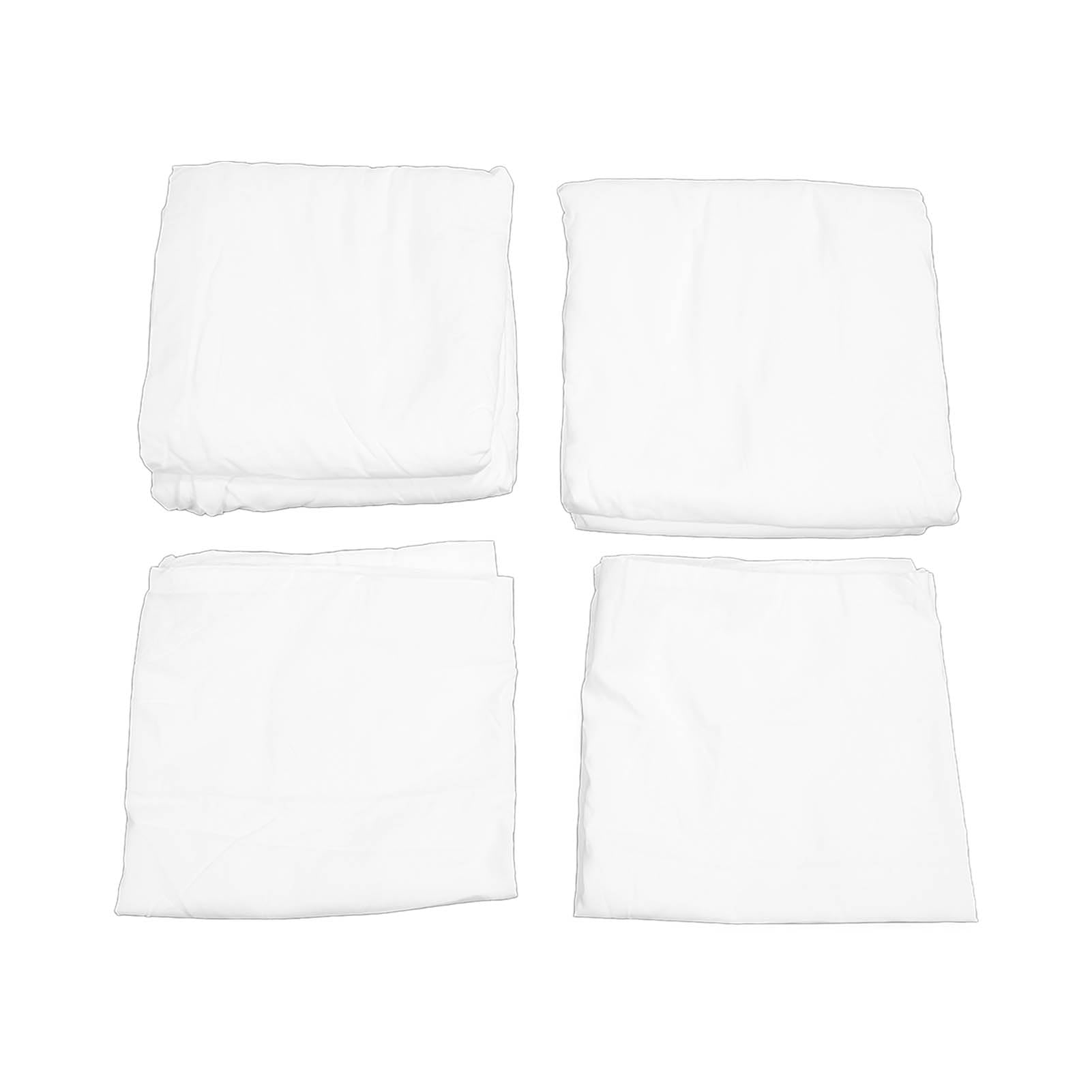Ensemble de literie simple de qualité hôtelière au drap blanc doux