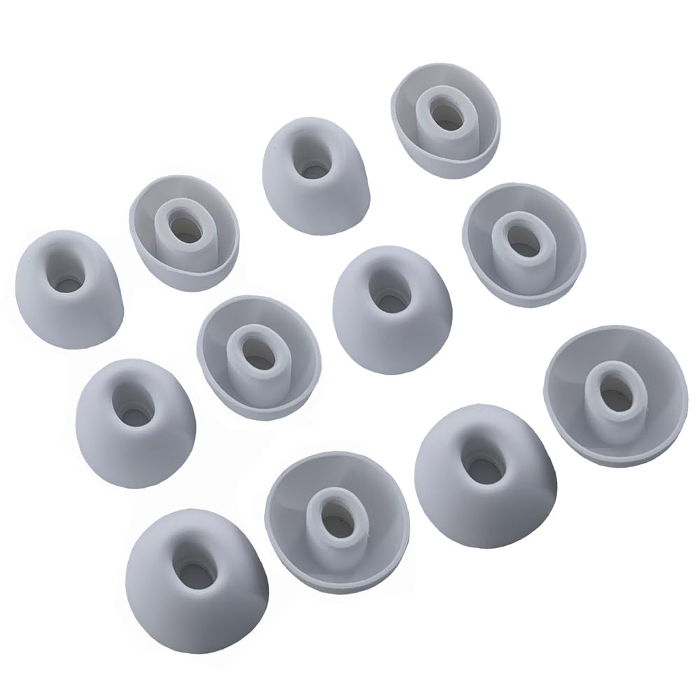 12X Eartips Replacement for TAGRY X08/ Catitru BX17/ AOTONOK i63/ Aptkdoe HD65/ Csasan J90 Pro/Ordtop i13/ ZZU T18/ XIAOWTEK A40 Pro/ZIUTY A1 Earbuds Ear Tips
