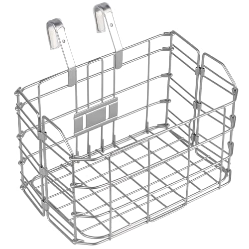 AVASTA Metall-Faltradkorb Abnehmbarer Metall-Netz-Schnellspanner...
