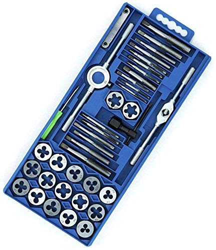 Metrisches Feingewinde Set Burkit Gewindebohrer & Schneideisen Set M1,6 X 0,35 – HSS Und Werkzeugstahl, Rechtsgewinde, Für Metall