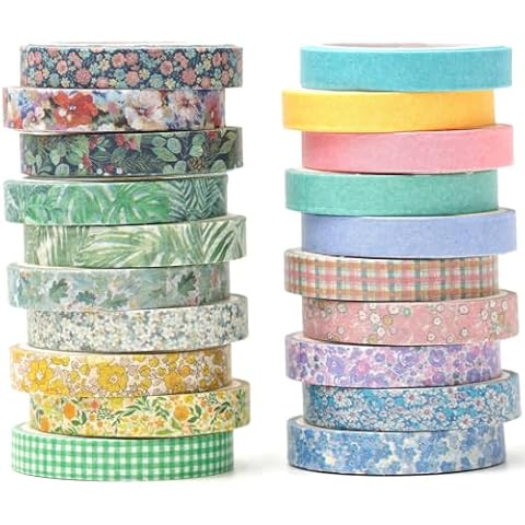 YUBX Ruban Washi 20 rouleaux Cover