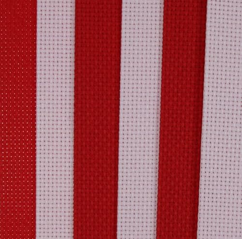 Image of KCS 4 /6 pc of 12 inch x 18 inch 30cmx45cm 16CT Counted Cotton Aida Cloth Cross Stitch Fabric (Pink+Red, 6 pc)