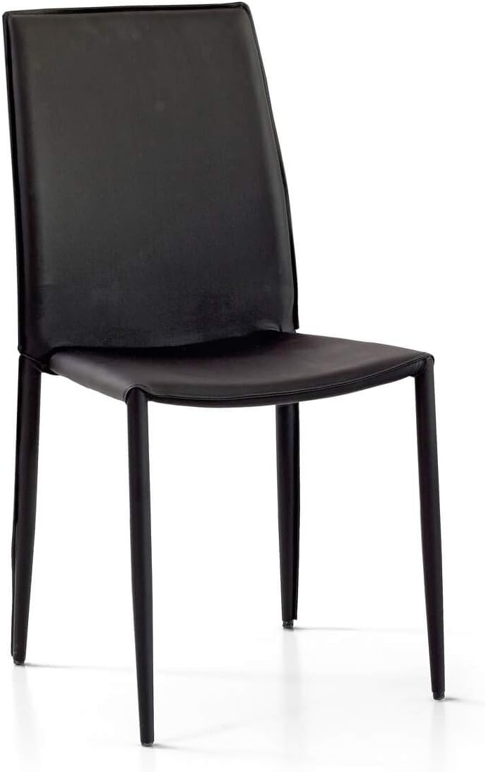 sedia in pelle per sala da pranzo