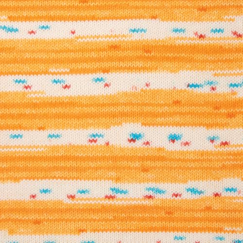 Image of Ganga Acrowools Cotton Delight, Dk Weight Cotton Yarn, Oekotex Class L Certified 100G, 169M (RC004 - Orange)