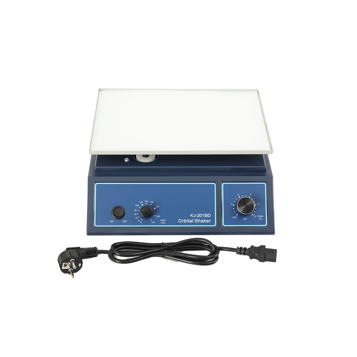 Labor Orbitalschüttler, 20-210 U/min Einstellbare, Orbital Shaker | mit 0-15min Timer, 220V 10W Orbital Rotator Schüttler, für Labore und Klassenzimmer