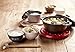 staub Wa-NABE 40501-010 Wanabe Gray L 20cm Two-Handed Cast Iron Pot, Rice Cooking, 3 Pieces, Induction Compatible