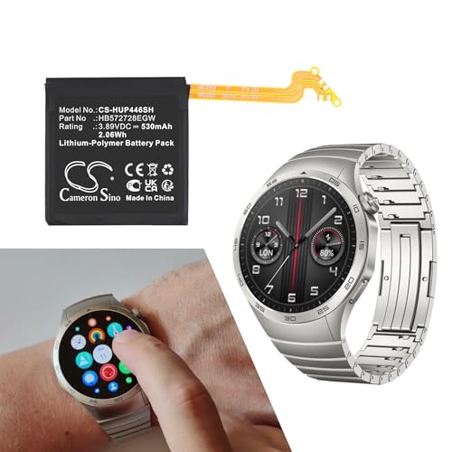 Batería Cameron Sino 530mAh para Huawei PNX-B19 Watch GT4 46mm miniatura 2
