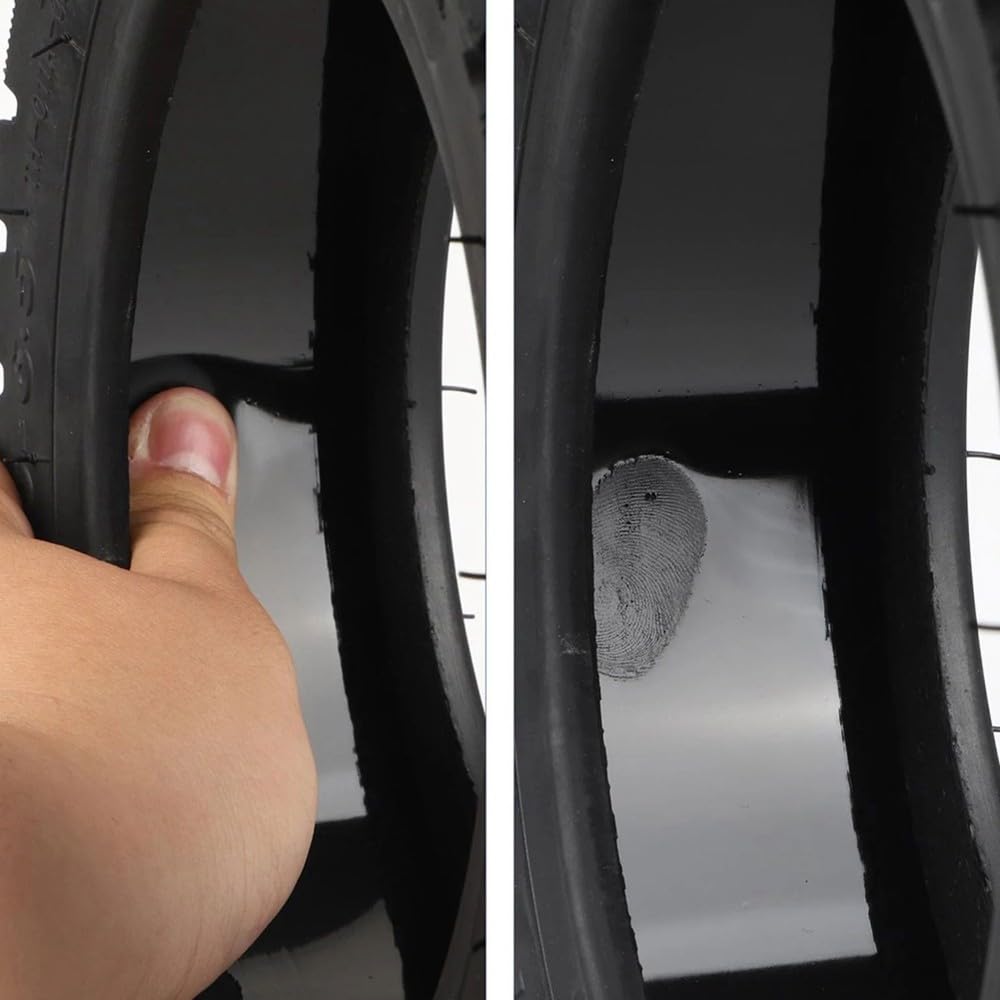 Pneu 10x2.75-6.5 de 10 Pouces, sans Chambre à Air, en Caoutchouc Anti-Éclatement, Accessoires pour Trottinette Électrique, Pneu de Secours et Antidérapant