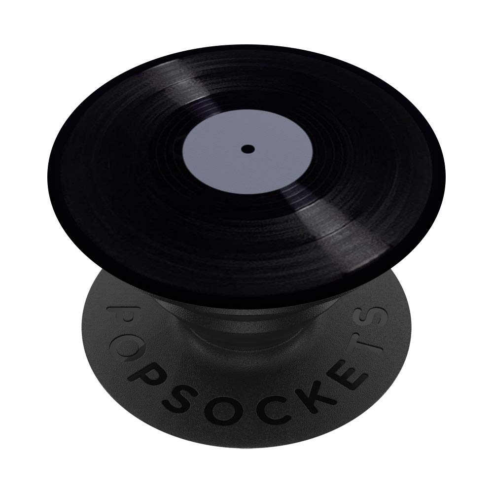 Grip Vinyl Record Lavender Gray Black. Disc Grip PopSockets PopGrip: Swappable Grip for Phones & Tablets