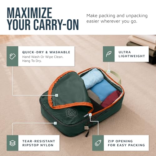 TRIPPED 6-Piece Compression Packing Cubes