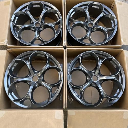 FITS FOR ALFA ROMEO GIULIA 19" DRAK GRAY WHEELS RIMS 19X8 SET OF 4 e463