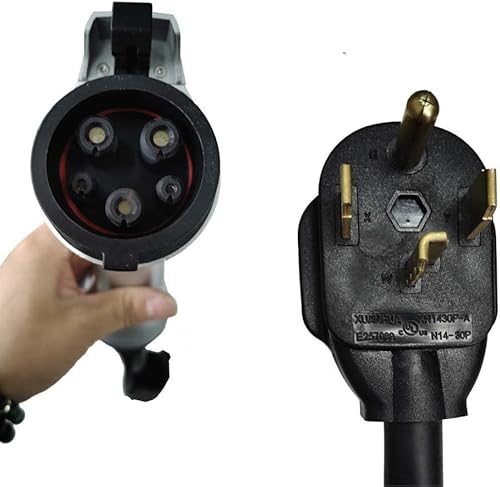 Miniatura 2 de Splitvolt Cargador portátil para vehículos eléctricos de nivel 2 24 amperios 220-240 voltios cable de 16 pies estación de carga eléctrica para