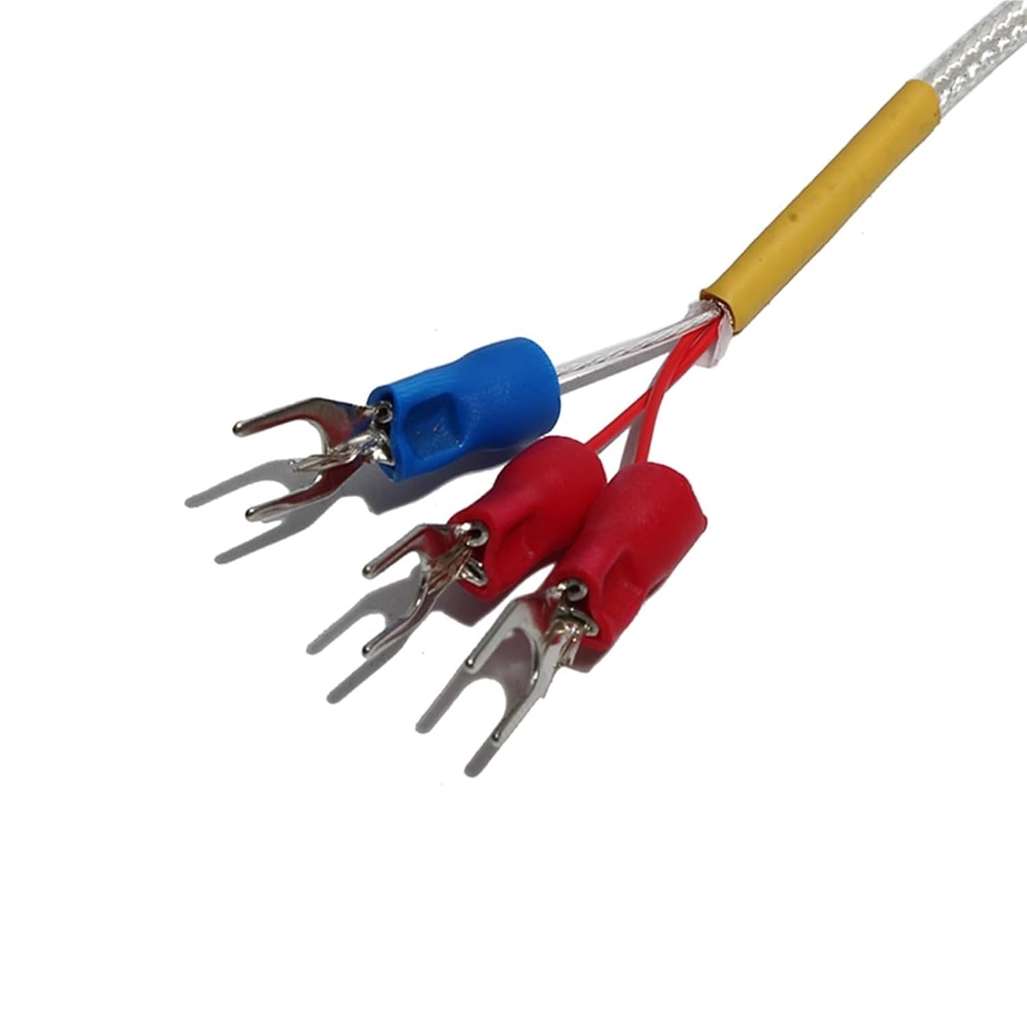 Magnet Attraction High Temperature Sensor PT100 Nickel-Plated Strong Magnetic Probe RTD Super Adsorption 0.5/1/2m Wire(Cable L 2m)