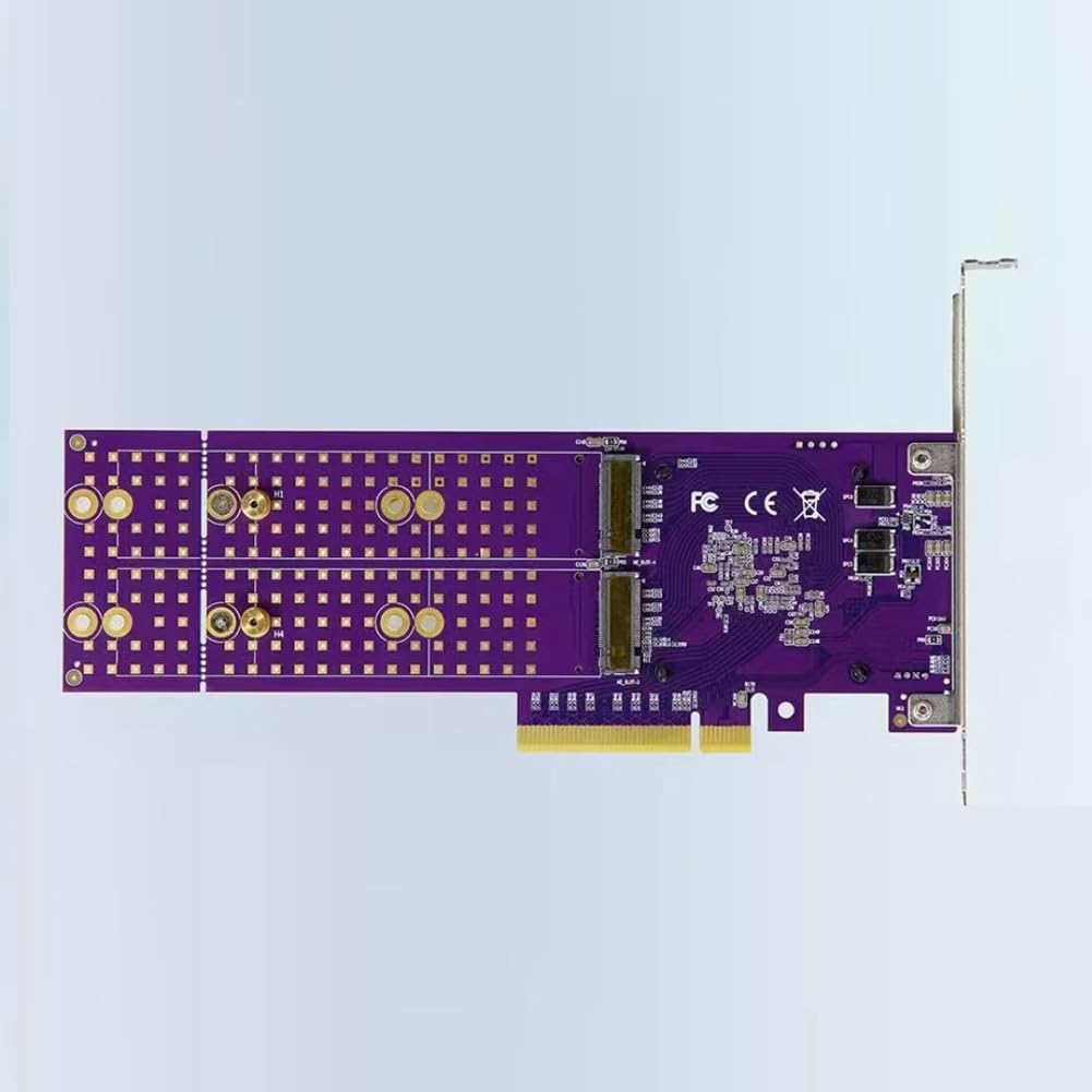 Scheda di Espansione PCIe 3.0 Scheda di Espansione PCIe M.2 ASM2824 A Alloggiamenti Non È Richiesto Alcun Smontaggio 4 Interfacce NVME