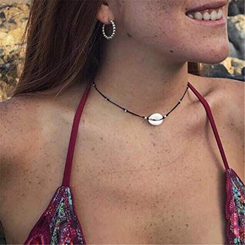 Preisvergleich Produktbild Madlst Muschel-Halskette, natürliches Muschel-Halsband, handgefertigt, hawaii See-Perlen, Choker Schmuck für Frauen Mädchen Damen