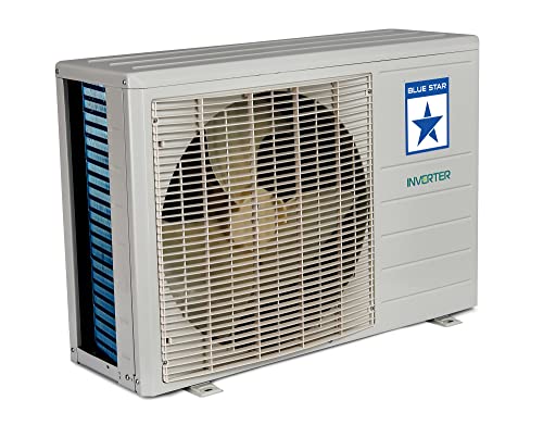 Image of Blue Star 1 Ton 3 Star Convertible 5 in 1 Cooling Inverter Split AC (Copper, Multi Sensors, Dust Filter, Smart Ready, Blue Fins, Self Diagnosis, IC312VNUS, White)
