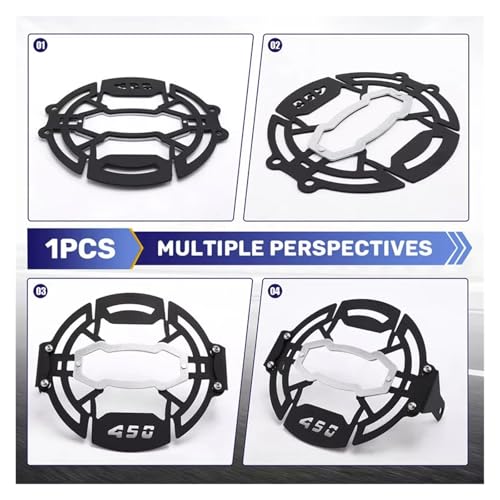 Grille protection phare Guerrilla 450 finition haut de gamme - 3