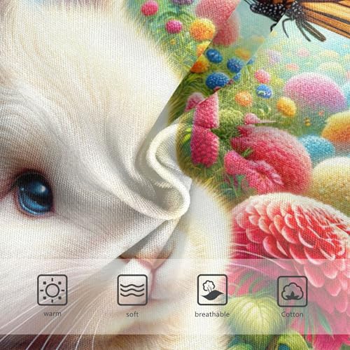 Cute Bunny Colorful Flowers Toddler Underwear Floral 2t Cotton Little Girl Panties Fun Print Briefs Undies Kids3