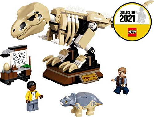 LEGO 76940 Jurassic World T. Rex-Skelett in der Fossilienausstellung