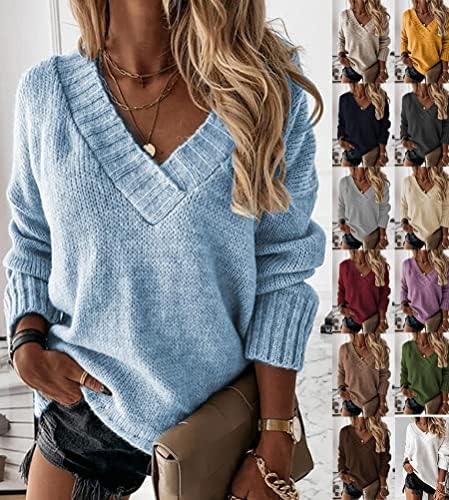CRAZE Automne pull femmes Blouses tricoté côtelé pull pull à manches