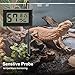 Mini Probe Hygrometer Thermometer, Reptile Aquarium Thermometer Digital LCD Display Indoor Outdoor Humidity Meter Gauge Temperature Monitor Meter for Tank Humidifiers Greenhouse Babyroom Fahrenheit(℉)