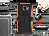 Cocomii Hand Grenade Galaxy Note 2 Case, Slim Thin Matte Vertical & Horizontal Kickstand Reinforced Drop Protection Fashion Phone Case Bumper Cover Compatible with Samsung Galaxy Note 2 (Orange)