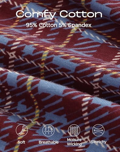 Image of INNERSY Womens Underwear Cotton Hipster Panties Regular & Plus Size 6-Pack