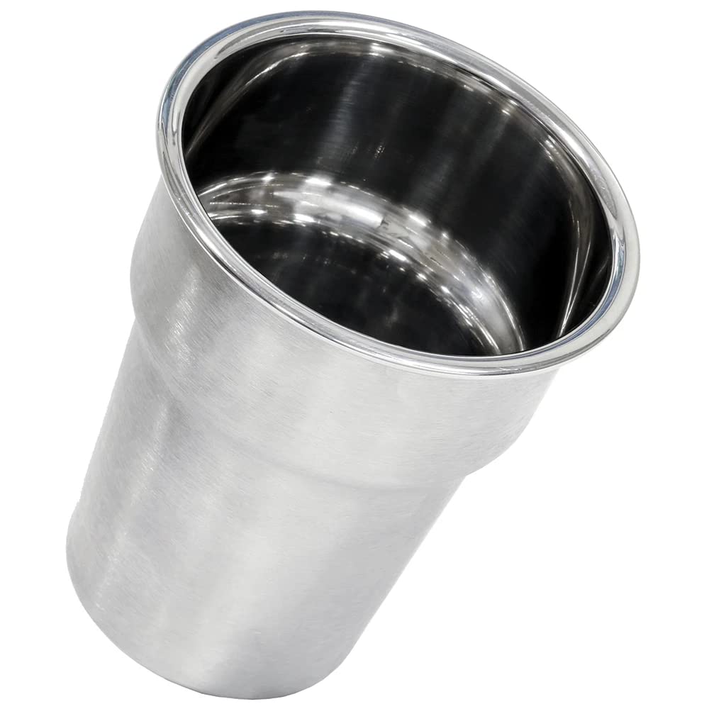 Tigress Large Stainless Steel Cup Insert, Boat Cup Holder Designed to fit Both 20oz & 30oz Tumblers, Marine Grade Steel