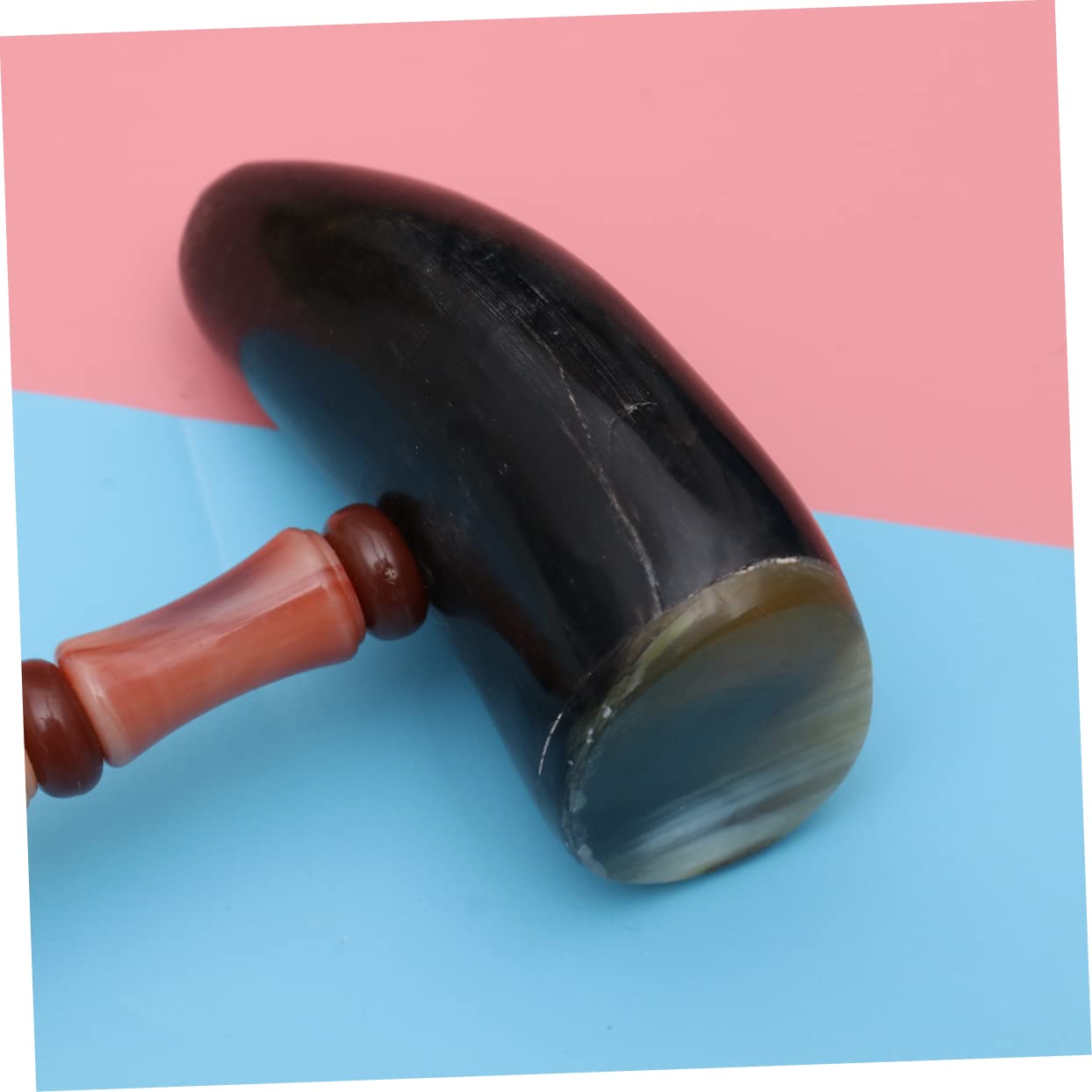 2stücke Natürlicher Horn Rückenkratzer Mit Langem Griff Traditionelles Kratzwerkzeug Linderung Von Juckreiz Geeignet Für Großeltern Eltern Altersgruppen Farbe Zufällig