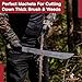 Armory Replicas - Campsite Killer Extra Long Functional Outdoor Machete Knife - 19.75