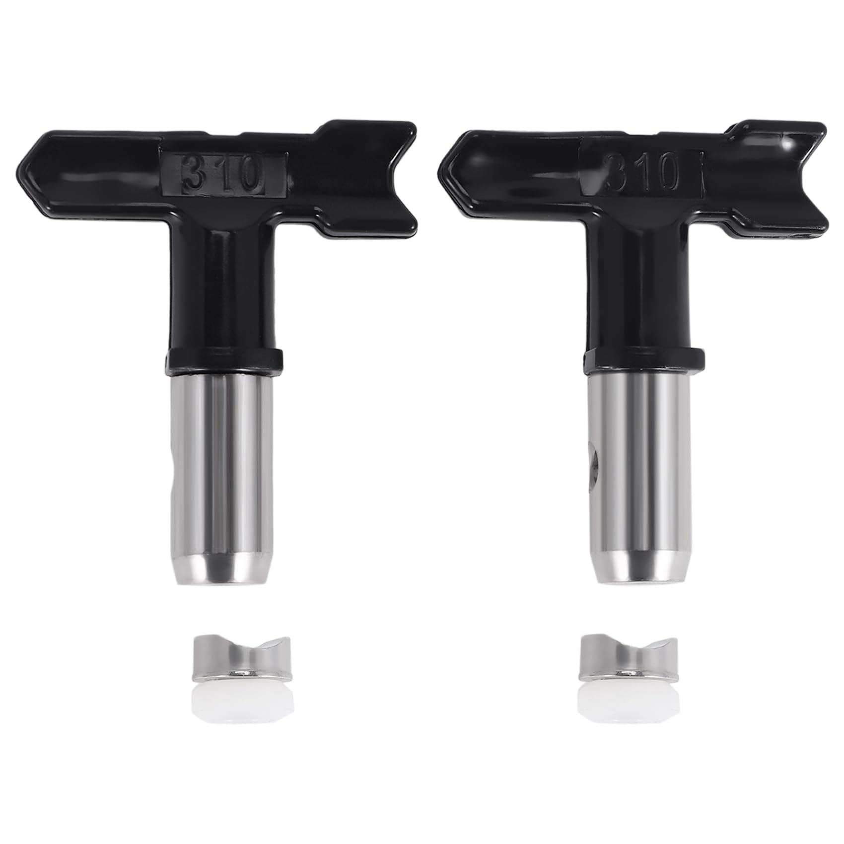 Littimoon 2 PCS Reversible Airless Paint Sprayer Nozzle Tips, Airless Paint, Airless Sprayer Spraying Machine Parts(310)