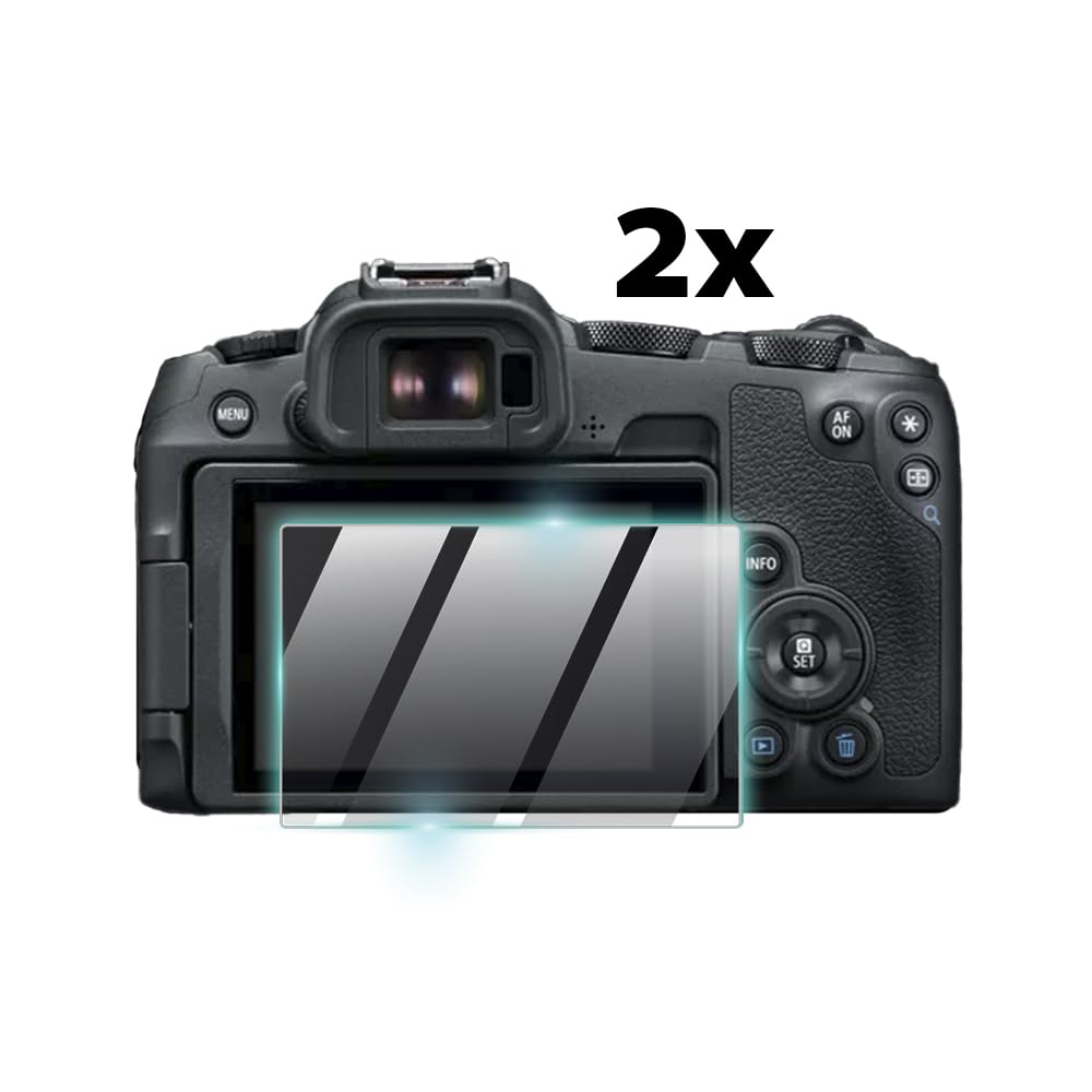 2 Pezzi Di Vetro Temperato Per Canon EOS R8 R7 R6 Mark II - Foto 2