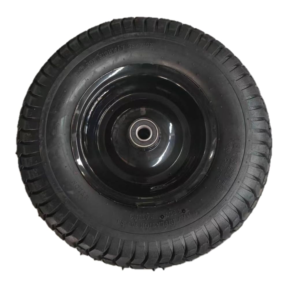 TREPPE Carro de Carga 150 kg, Carretilla de Mano con Ruedas Neumáticas 250×90 mm para Almacén, Taller y Mudanzas