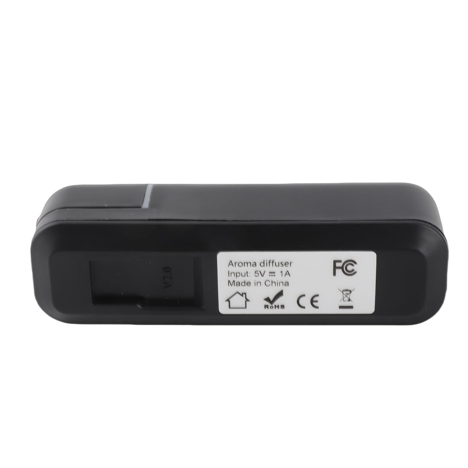 Pongnas Diffusore di Oli Essenziali per Auto Portatile con 6 Bottiglie di Oli per Aromaterapia e USB - Rilevamento del Movimento, Facile da Usare, (BLACK)