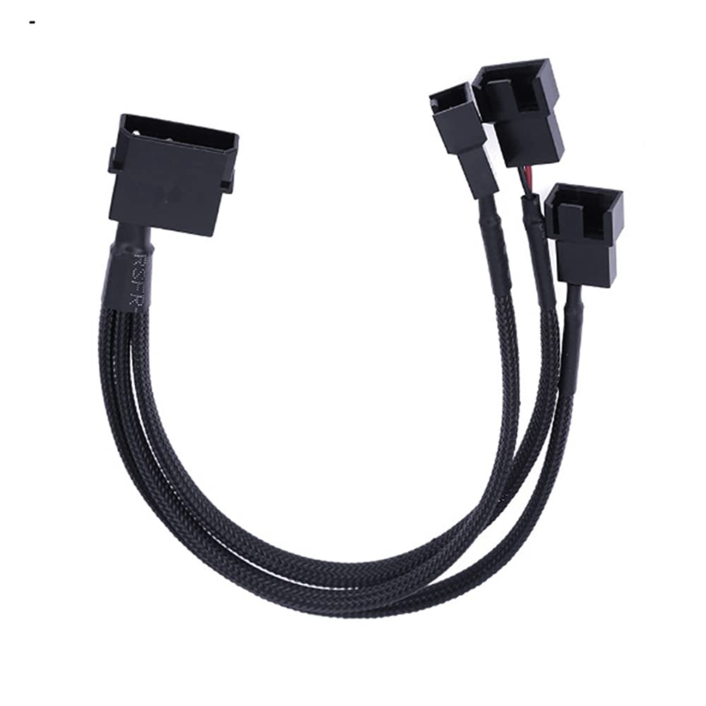 Buy FBHDZVV 4Pin PMW Fan Splitter Cable to 3Pin/4Pin PC Case Fan