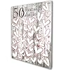 akeke 50 Reasons We Love You 50th Birthday Gift Guest Book for Her Man Woman Sister Friend Family Wood GuestBook Party Decoration 50th Birthday Sign