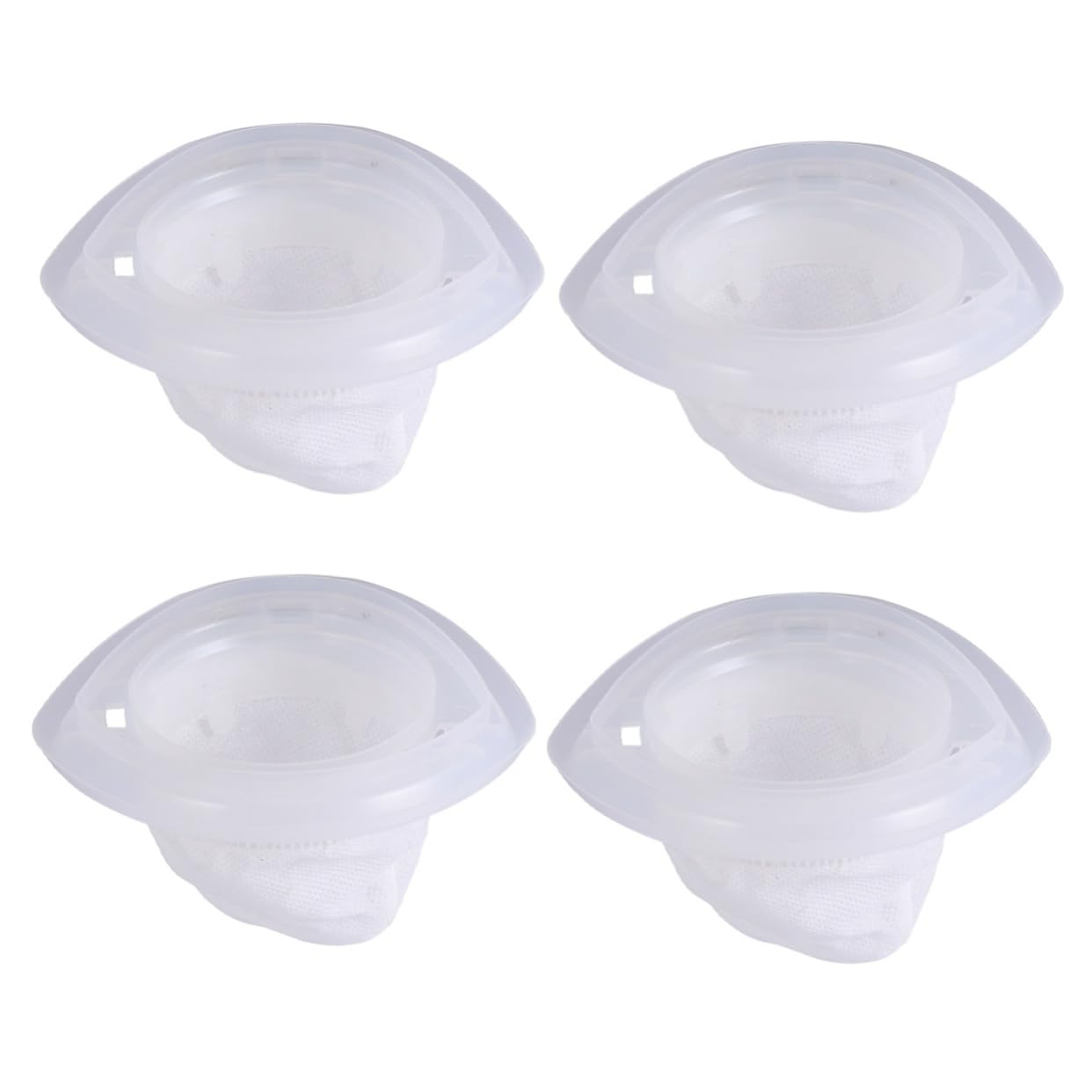 KICHOUSE 4pcs Hand Vacuum Filter Evf100 Replacement Hand Held Vacuum Handheld Cordless Vacuum Handheld Vacuum Cleaner Vacuum Attachment Cordless Shop Vacuum Cordless Handheld Vacuum White