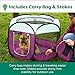 Furhaven Portable Dog Playpen Cat Tent, Pet Playground/Kennel Foldable Indoor Outdoor Zippered Puppy Crate - Navy, Extra Large